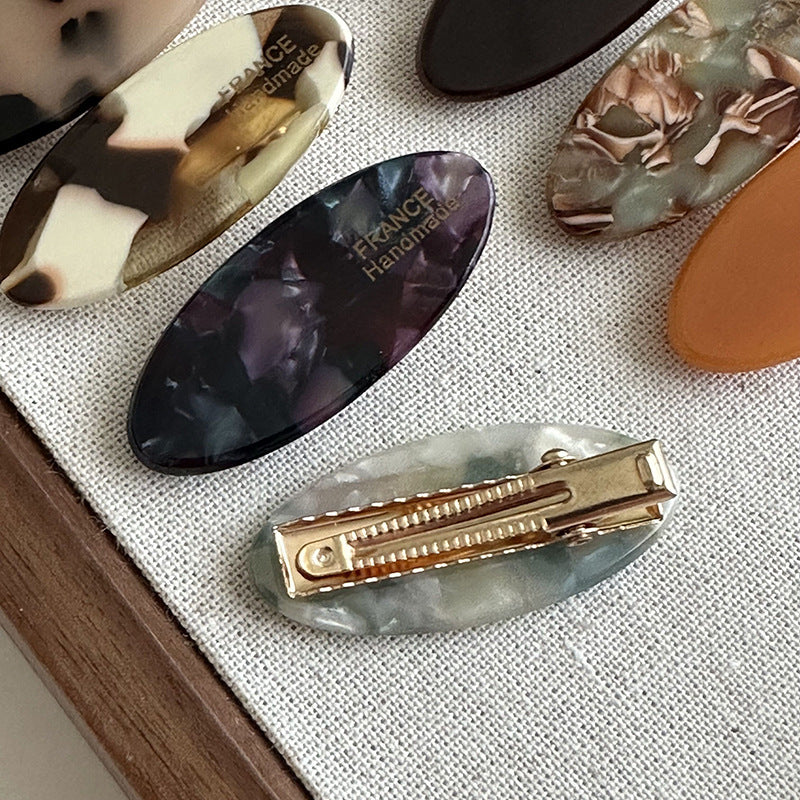 Cute Letter Print Mini Hair Clips