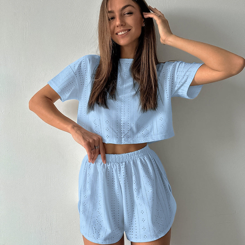 Loose Cute Simple Sleepwear Sets