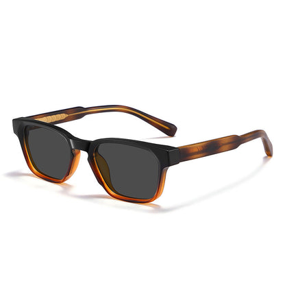 Color Block Frame Polarized Sunglasses