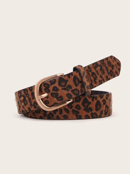 Leopard Print Punk Vintage Belt