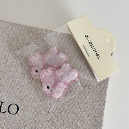 Cute Flower Rabbit Sweet Hair Clips