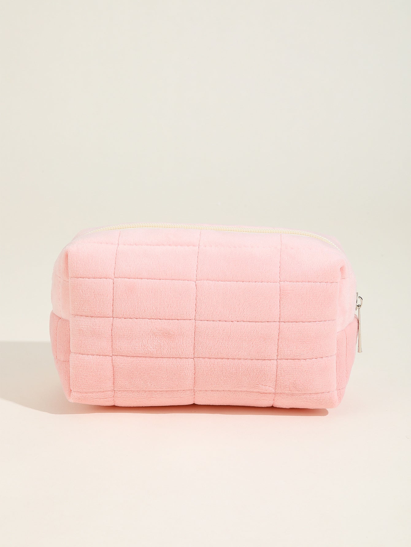 Solid Color Cute Square Make Up Bag