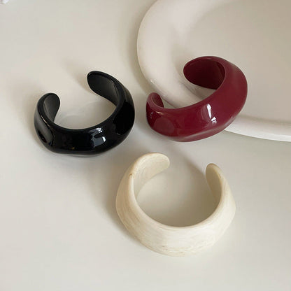 Geometric Irregular Acrylic Open Bracelets