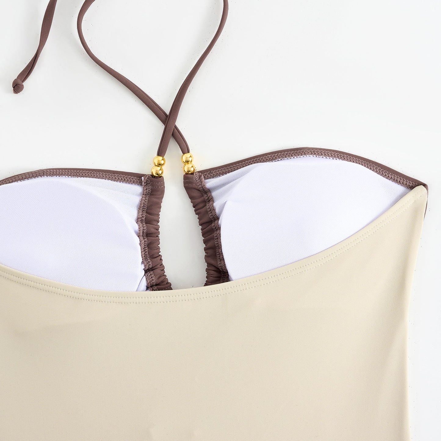 Simple One Piece Swimsuit with Cover Up