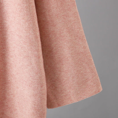 2+ Stand Collar Side Split Knit Sets