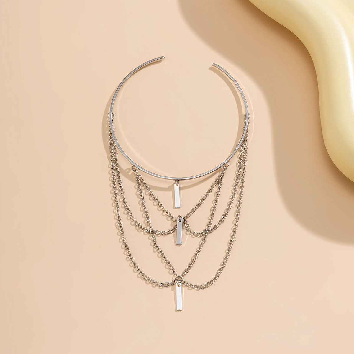 Punk Tassel Hang Chain Arm Cuff