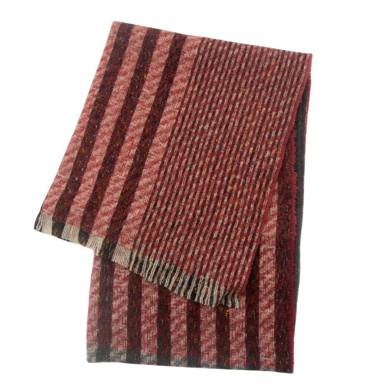 Vintage Stripe Patchwork Scarves