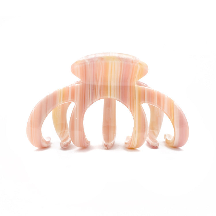 Large Cellulose Acetate Octopus Hair Claw