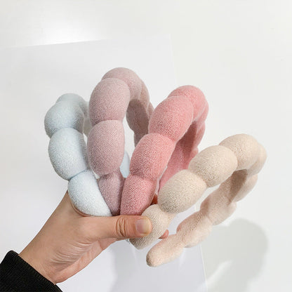 Towel Velvet Cloud Twist Hairband