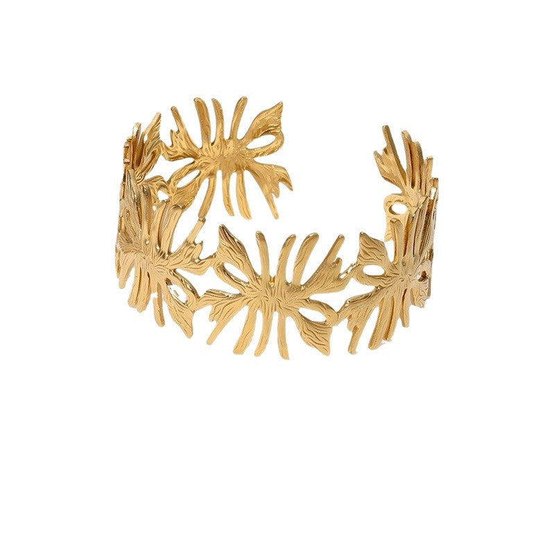 Vintage Irregular Hollow Geometric Bracelet