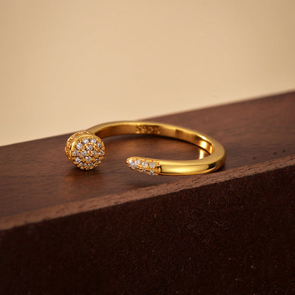 Zircon Adjustable Fine Layered Rings