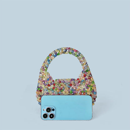 Mini Beads Handmade Party  Handbag
