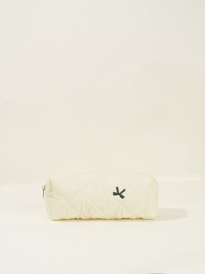 Bows Print Large Capacity Make Up Bag