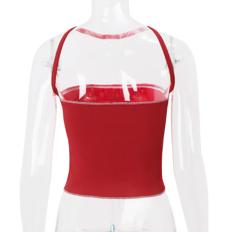 Bow String Halter Strapless Sexy Top