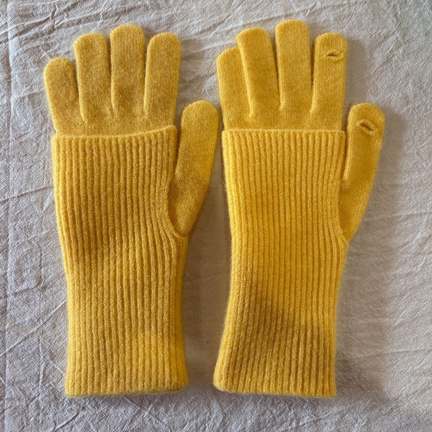 Convertible Wool Solid Color Warm Knit Gloves