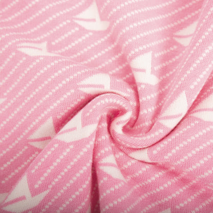 Print Contrast Color Loose Sweater