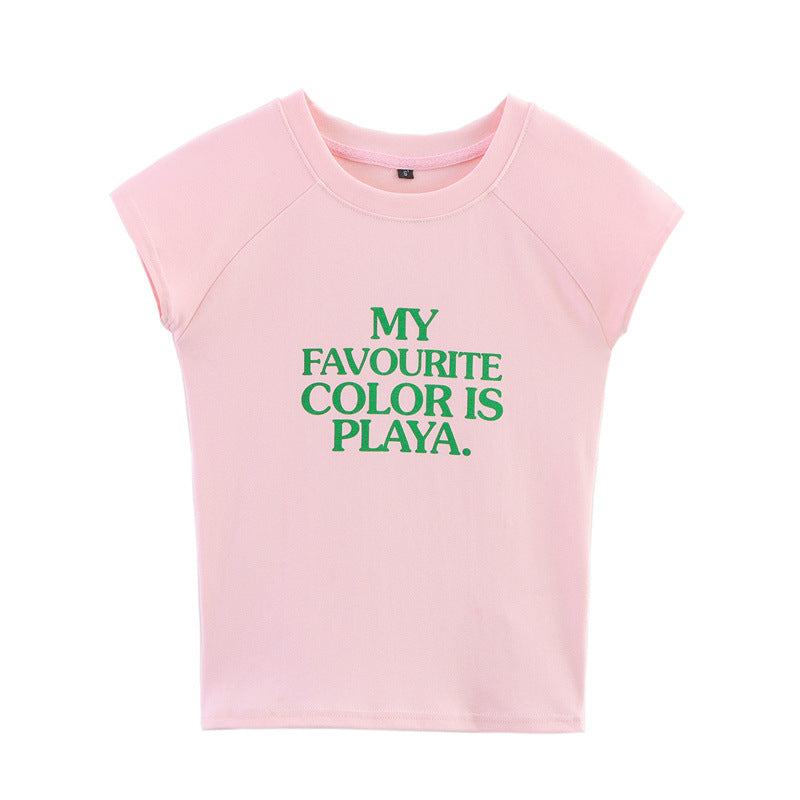 Fashion Sleeveless Crew Neck Crop Top