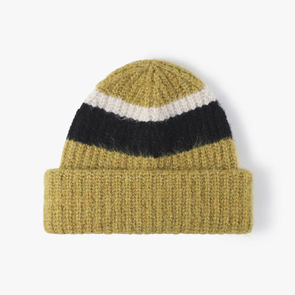 Winter Thicken Cuff Knit Wool Beanie