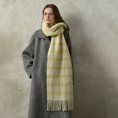 Simple Soft Plaid Soft Warm Scarve