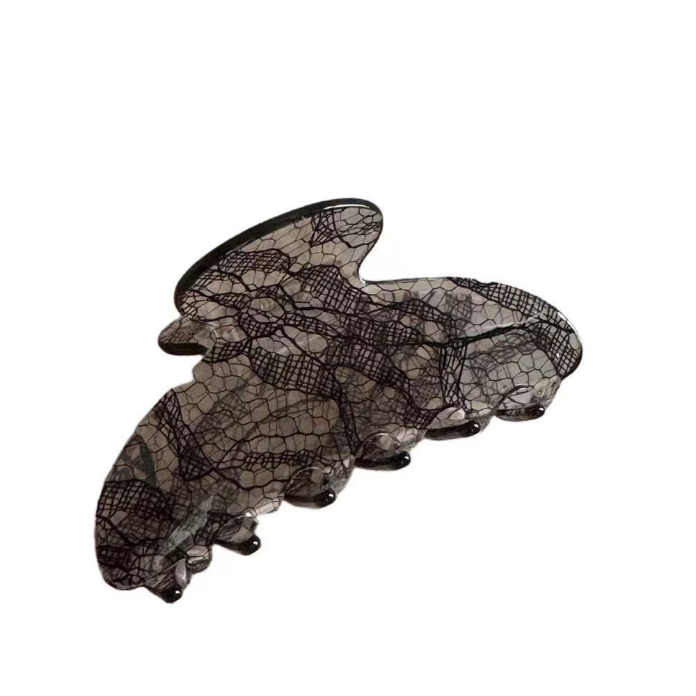 Elegant Lace Solid Color Hair Claw Clip