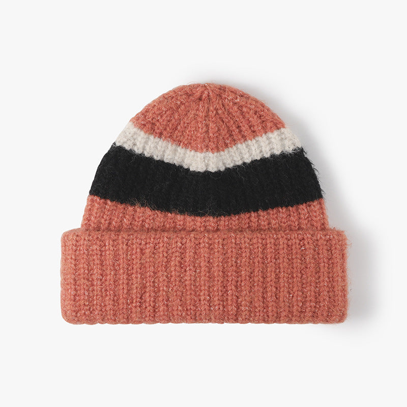 Winter Thicken Cuff Knit Wool Beanie