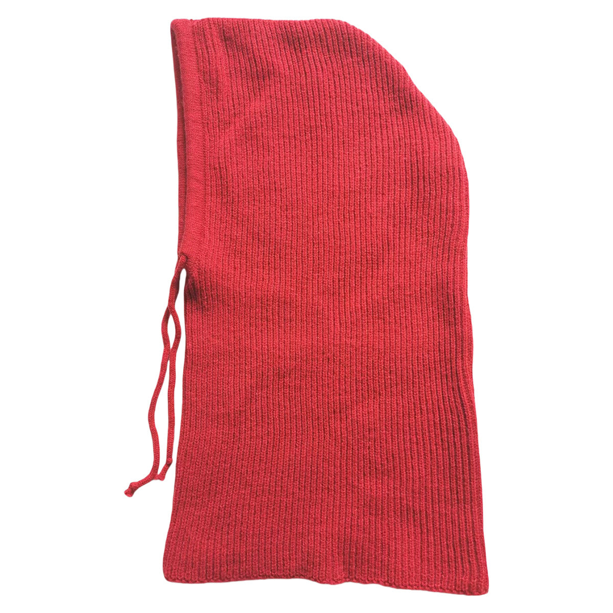 Drawstring Hooded Scarf One-Piece Hat & Scarf