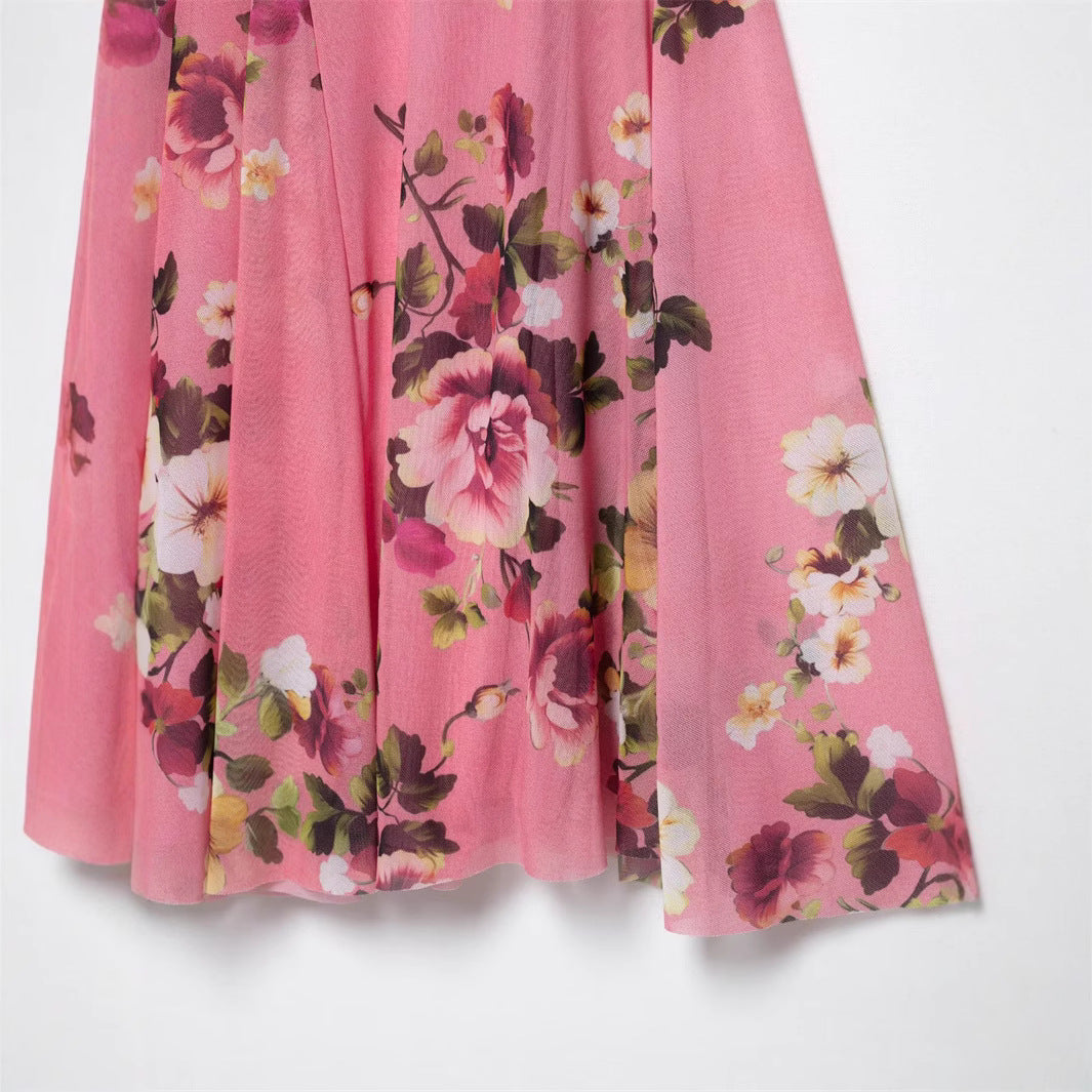 Asymmetrical Spaghetti Strap Top and Skirt Set