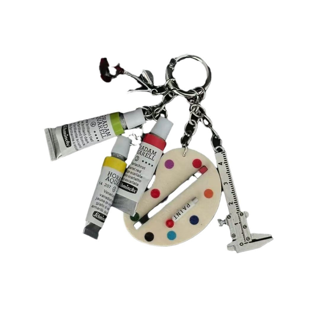Creative Handmade Color Palette Bag Charms