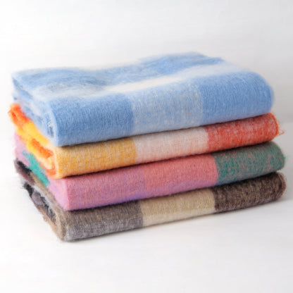 2+ Soft Contrast Color Plaid Scarves