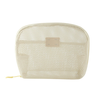 Solid Color Mesh Mini Make Up Bags