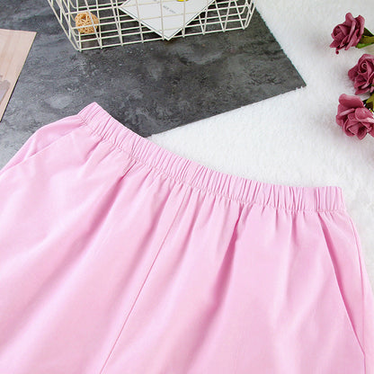 Solid Color Loose Simple Homewear Sets