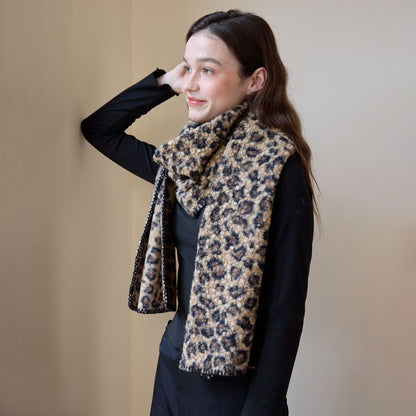 Leopard Print Vintage Warm Scarves