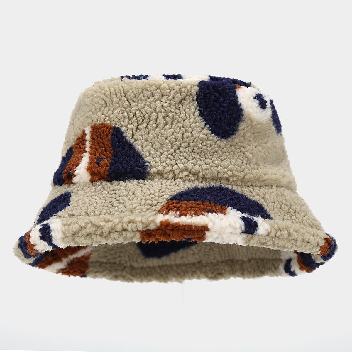 Cute Dog Pattern Thicken Winter Bucket Hat