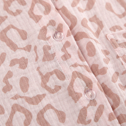 Leopard Print Flounce Homewear Sets