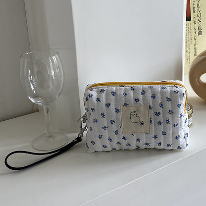 Flower Cherry Sweet Cosmetic Bag