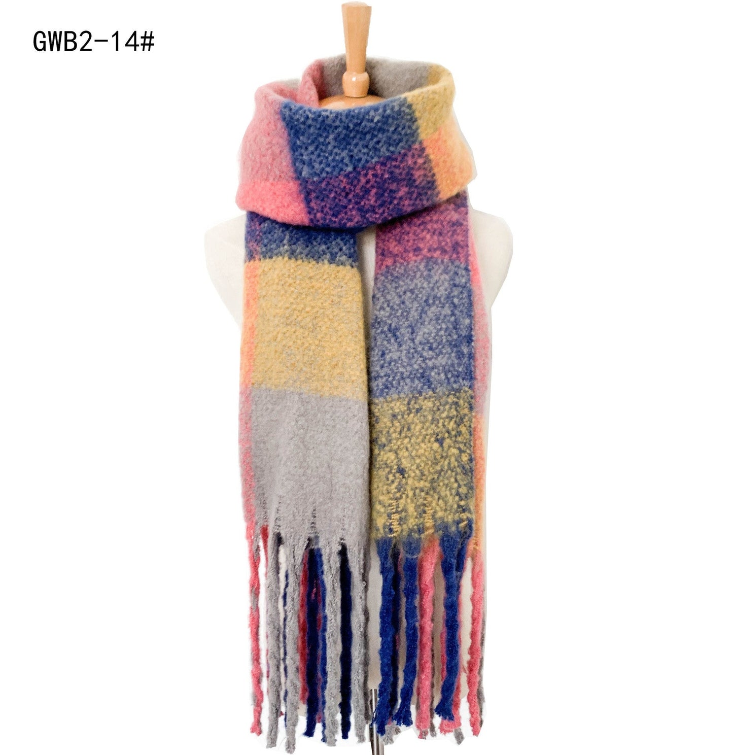 Stripe Tassel Soft Scarves