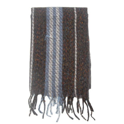 Striped Contrast Color Scarves