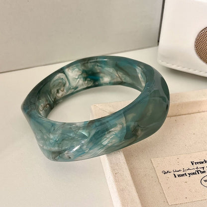 Geometric Polygon Irregular Acrylic Bracelets