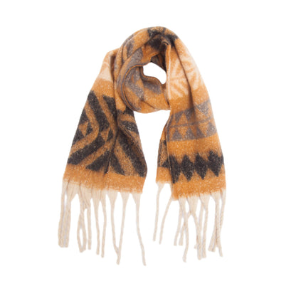 Print Tassel Contrast Color