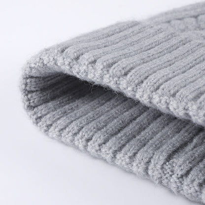 Solid Color Teist Simple Knit Beanie
