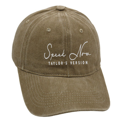 Vintage Letter Embroidered Distressed Baseball Caps