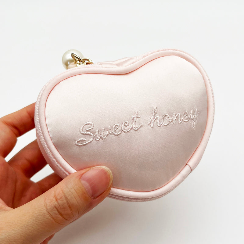 Cute Letter Embroidered Jewelry Case