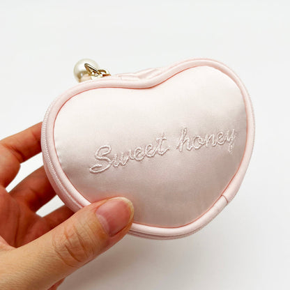 Cute Letter Embroidered Jewelry Case