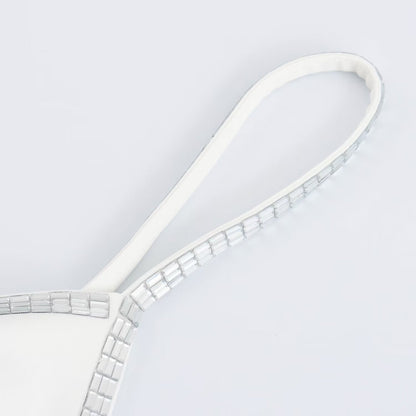 Trendy White Spaghetti Strap Maxi Dresses