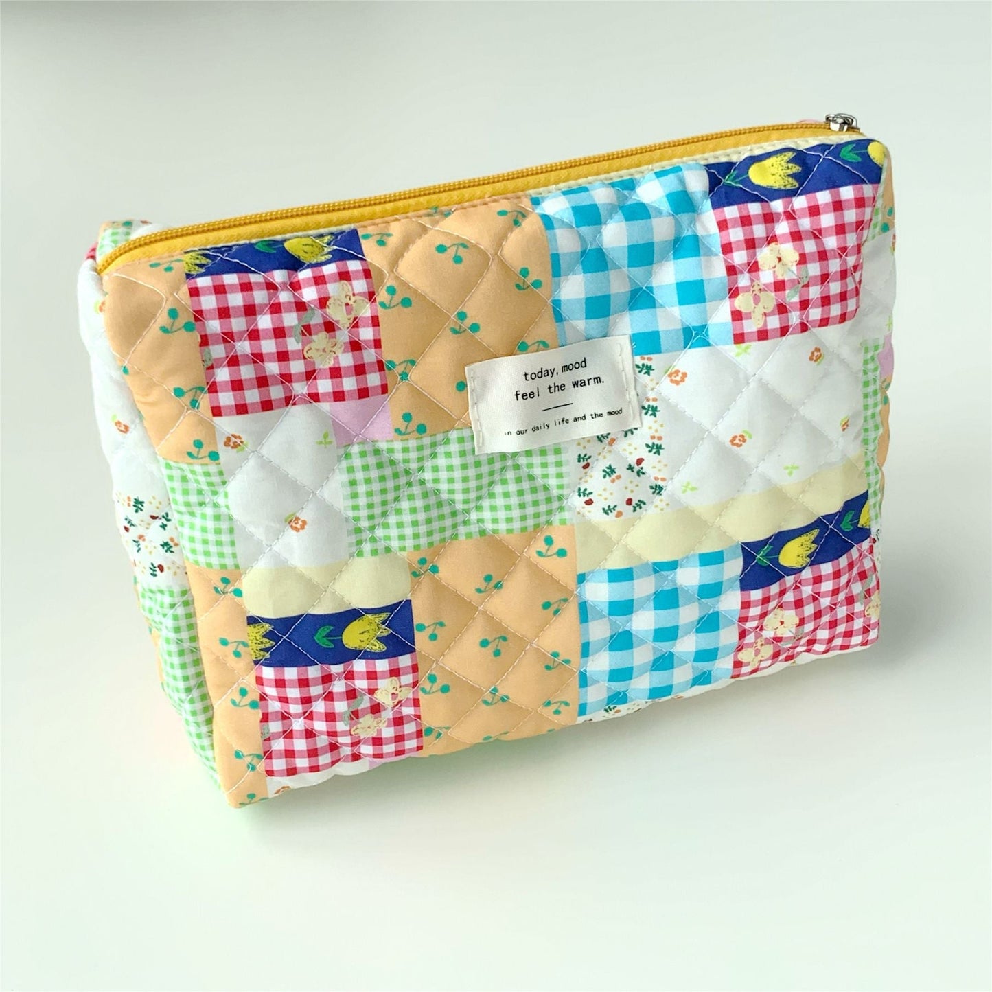 Flowal Print Simplle Make Up Bag