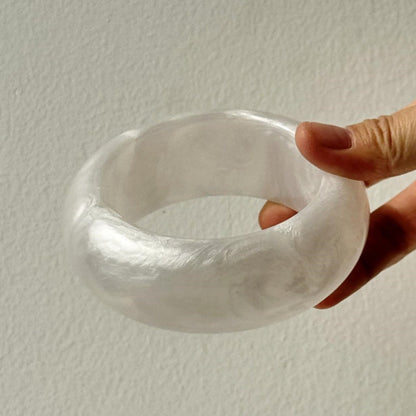 Round Marbling Patterns Single Bracelets