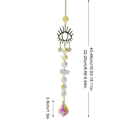 Hellow Out Hanging Crystal Decoration