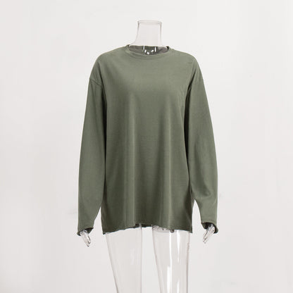 Solid Color Casual Oversize Classic T-Shirt