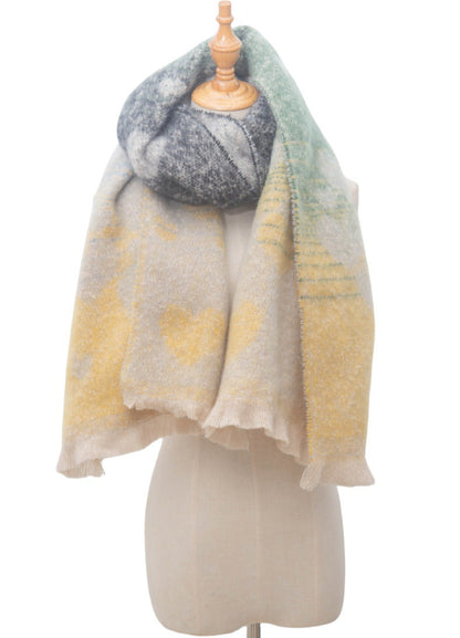 Love Print Vintage Scarves