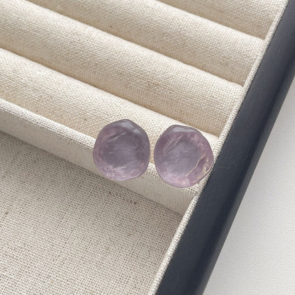 Irregular Acrylic Geometric Stud Earrings
